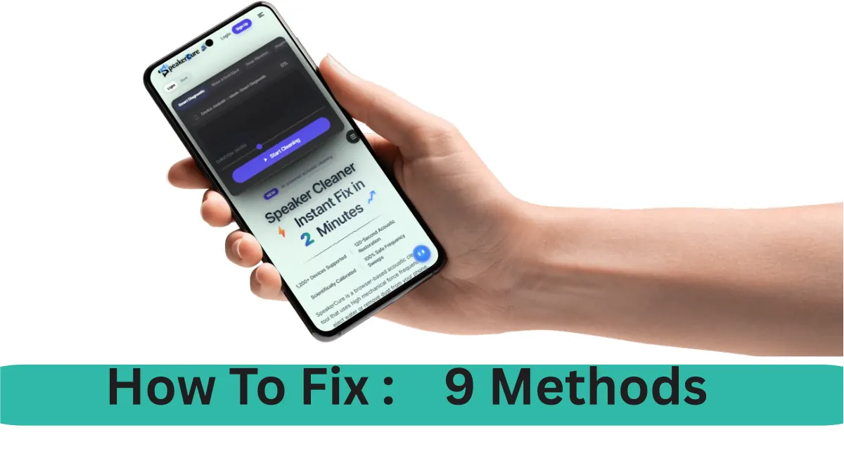 How to Fix Your Phone Speaker: 9 Methods That Actually Work